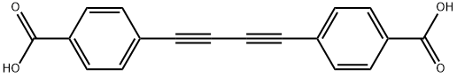 Benzoic acid, 4,4'-(1,3-butadiyne-1,4-diyl)bis- Structure