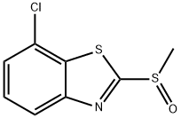 7-chloro-2-(Methylsulfinyl)benzo[d]thiazole Structure