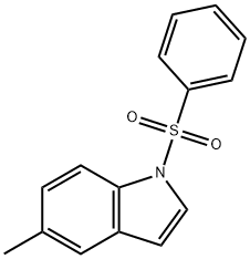 1H-Indole, 5-Methyl-1-(phenylsulfonyl)- Structure