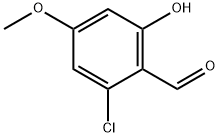 2-хлор-6-гидрокси-4-метоксибензальдегид структурированное изображение