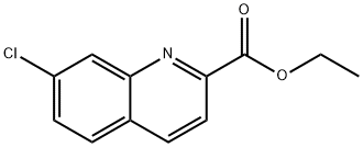 에틸7-클로로퀴놀린-2-카르복실레이트 구조식 이미지