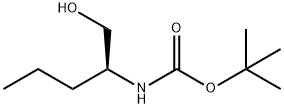 (1S)-N-(tert-Butoxycarbonyl)-1-propyl-2-hydroxyethylamine Structure