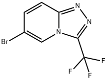1,2,4-Triazolo[4,3-a]pyridine, 6-broMo-3-(trifluoroMethyl)- Structure