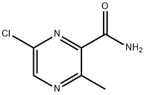 6-Chloro-3-Methylpyrazine-2-carboxaMide Structure