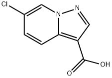 6-chloroH-pyrazolo[1,5-a]pyridine-3-carboxylic acid Structure