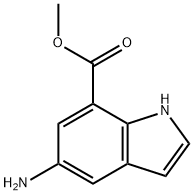 5-AMino-indole-7-carboxylic acid Methyl ester Structure