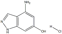 4-AMino-6-hydroxy (1H)indazole hydrochloride Structure