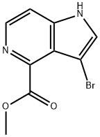 3-BroMo-5-azaindole-4-카르복실산메틸에스테르 구조식 이미지