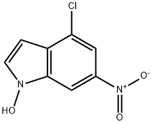 4-Chloro-1-hydroxy-6-nitroindole Structure