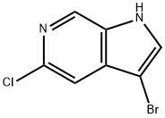 3-BroMo-5-chloro-6-azaindole Structure