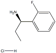(R)-1-(2-Fluorophenyl)propan-1-aMine hydrochloride 구조식 이미지
