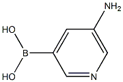 5-Aminopyridine-3-boronic acid 구조식 이미지