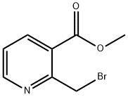 메틸2-(브로모메틸)니코티네이트 구조식 이미지