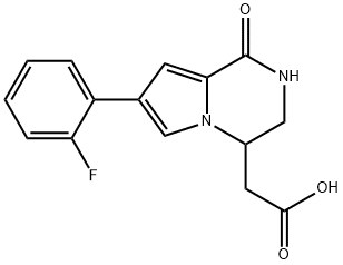 1170575-17-3 [7-(2-FLUOROPHENYL)-1-OXO-1,2,3,4-TETRAHYDROPYRROLO[1,2-A]PYRAZIN-4-YL]ACETIC