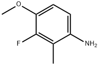 3-Fluoro-4-Methoxy-2-MethylphenylaMine 구조식 이미지