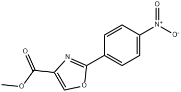 Methyl 2-(4-nitrophenyl)oxazole-4-carboxylate Structure