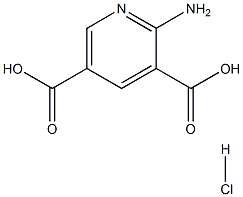 2-아미노피리딘-3,5-디카르복실산염산염 구조식 이미지