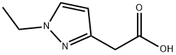 2-(1-ethylpyrazol-3-yl)acetic acid 구조식 이미지