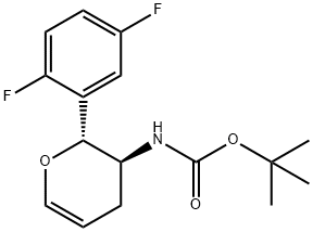 1172623-98-1 tert-butyl [(2R,3S)-2-(2,5-difluorophenyl)-3,4-dihydro-2H-pyran-3-yl]carbaMate