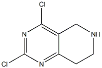 2,4-Dichloro-5,6,7,8-tetrahydropyrido[4,3-d]pyrimidine Structure