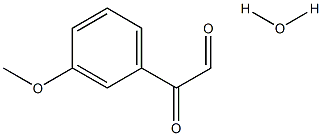 2-(3-메톡시페닐)-2-옥소아세트알데히드수화물 구조식 이미지