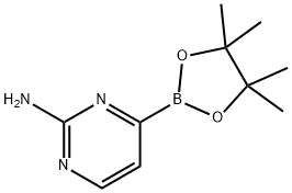 4-(4,4,5,5-TetraMethyl-1,3,2-dioxaborolan-2-yl)pyriMidin-2-aMine 구조식 이미지