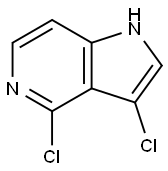 3,4-Dichloro-5-azaindole Structure