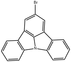 2-브로모인돌로[3,2,1-jk]카르바졸 구조식 이미지