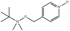 4-((tert-butyldiMethylsilyloxy)Methyl)pyridine 1-oxide 구조식 이미지
