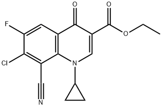 117528-64-0 ethyl 7-chloro-8-cyano-1-cyclopropyl-6-fluoro-4-oxo-1,4-dihydroquinoline-3-carboxylate