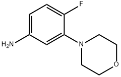 4-fluoro-3-Morpholinoaniline 구조식 이미지