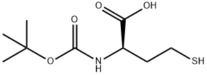 D-HoMocysteine, N-[(1,1-diMethylethoxy)carbonyl]- Structure