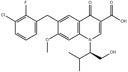 R-Elvitegravir Structure