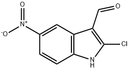 2-Chloro-5-nitro-1H-indole-3-carbaldehyde Structure