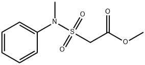 Methyl 2-(N-Methyl-N-phenylsulfaMoyl)acetate Structure