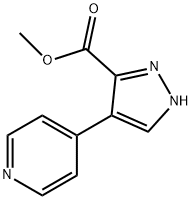 Methyl 4-(pyridin-4-yl)-1H-pyrazole-3-carboxylate Structure