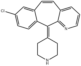 8-Chloro-11-(piperidin-4-ylidene)-11H-benzo[5,6]cyclohepta[1,2-b]pyridine Structure