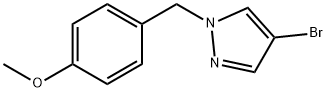 4-브로모-1-(4-메톡시벤질)-1H-피라졸 구조식 이미지