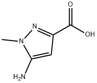 1H-Pyrazole-3-carboxylicacid,5-amino-1-methyl-(9CI) 구조식 이미지