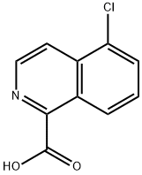 5-chloroisoquinoline-1-carboxylic acid 구조식 이미지