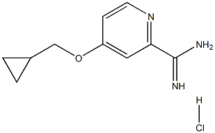 4-(CyclopropylMethoxy)picoliniMidaMide hydrochloride 구조식 이미지