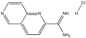 1,6-Naphthyridine-2-carboxiMidaMide hydrochloride Structure