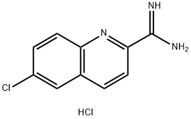 6-Chloroquinoline-2-carboxiMidaMide hydrochloride Structure