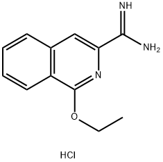 1-Ethoxyisoquinoline-3-carboxiMidaMide hydrochloride Structure