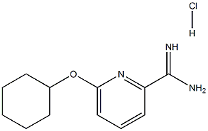 6-(Cyclohexyloxy)picoliniMidaMide hydrochloride Structure