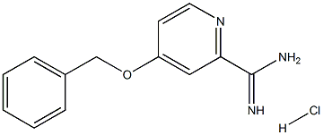 4-(Benzyloxy)picoliniMidaMide hydrochloride Structure