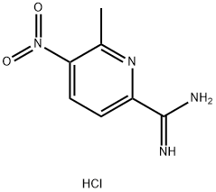 6-Methyl-5-nitropicoliniMidaMide hydrochloride 구조식 이미지