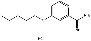 4-(Pentyloxy)picoliniMidaMide염산염 구조식 이미지