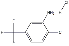 2-클로로-5-(트리플루오로메틸)아닐린염산염 구조식 이미지