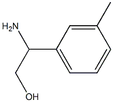 2-AMino-2-(3-Methylphenyl)ethan-1-ol Structure